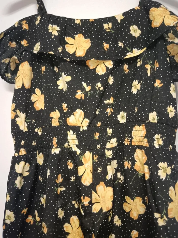Combi-short été fille à fleurs Primark Taille 12-13 ans - photo numéro 2