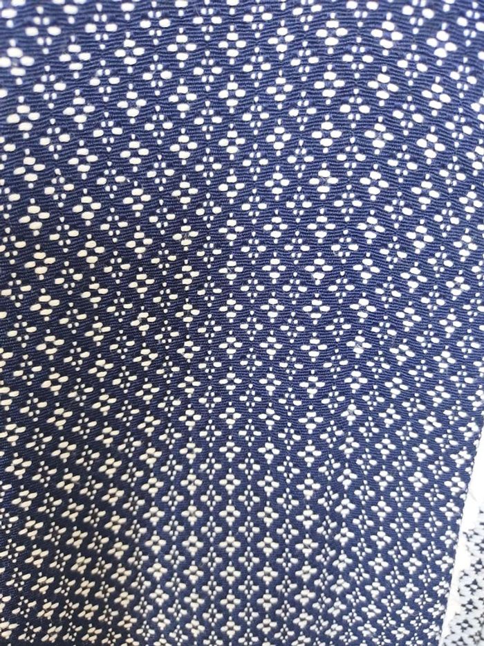 Veste neuve Primark taille 36 Pardessus imprimé bleu marine & blanc - photo numéro 6