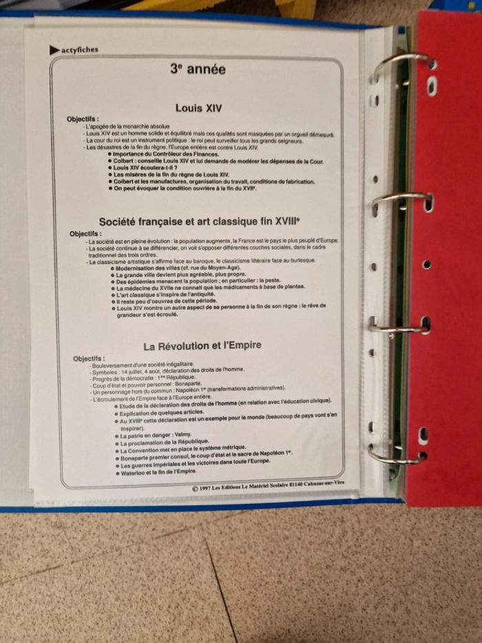 Classeur histoire cycle3 - photo numéro 9