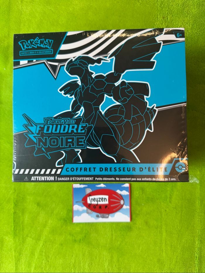 ETB Pokémon EV10.5 Foudre Noir Neuf et Défauts Scellage