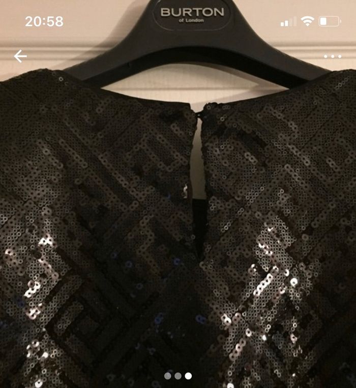 Haut tunique esprit fête à sequins Burton 42 val 89 eur - photo numéro 3