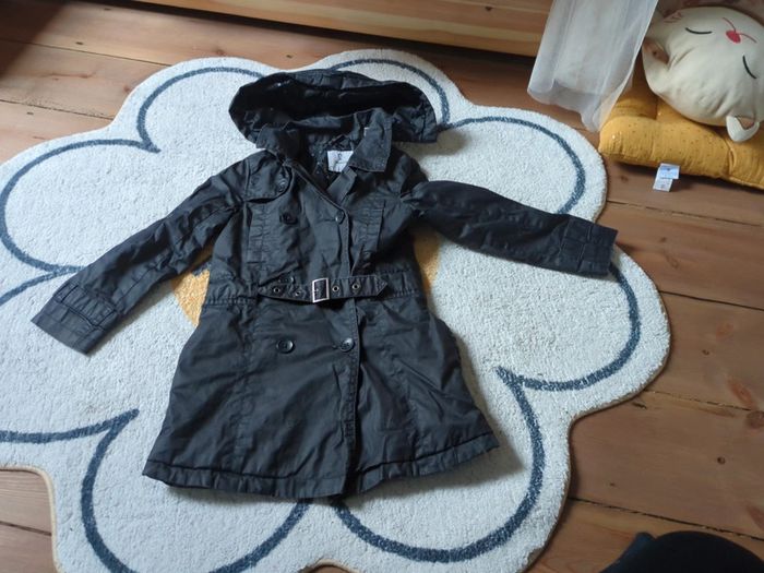 Imperméable trench noir Okaïdi 6 ans fille