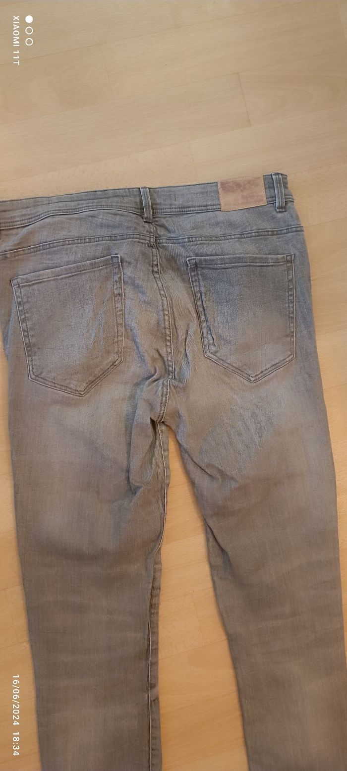 Jean femme taille 42 gris - photo numéro 5
