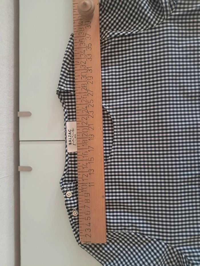 Balzac blouse vichy T.36/38 en tbe - photo numéro 13