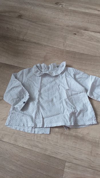 Blouse manches longues Natalys 12 mois