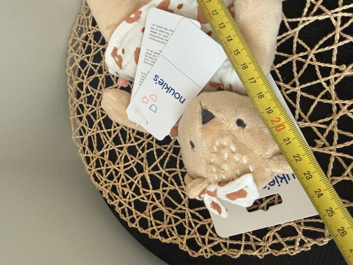 Peluche small Kendi en Veloudoux, beige/terracotta Noukie's - Beige - photo numéro 4