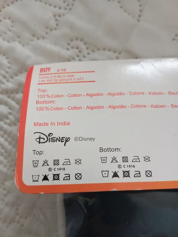 Ensemble garçon Disney 8 ans - photo numéro 5