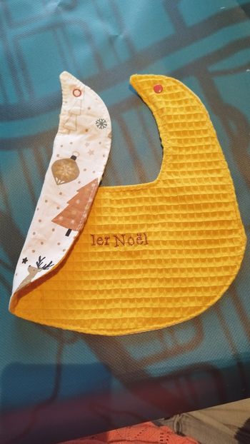 Bavoir fait main spécial Noël