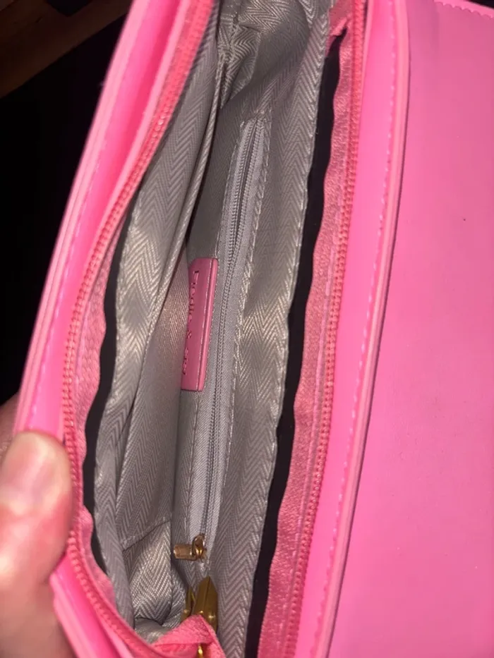 Mignon petit sac bandoulière neuf rose bonbon - photo numéro 4