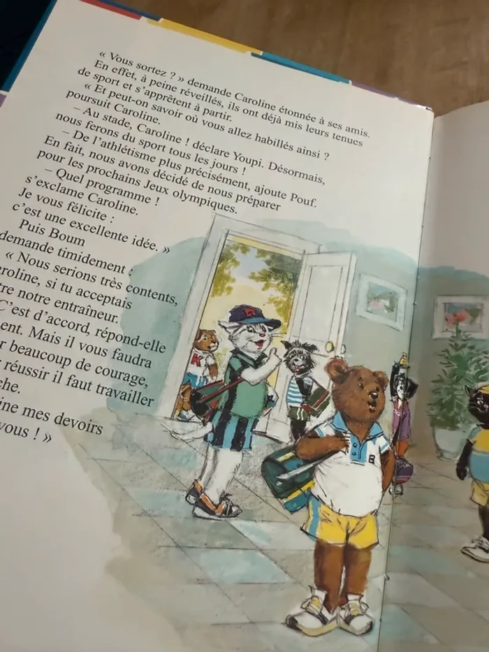 Ouvrage rare de collection - Livre Caroline au Stade Pierre Probst Hachette - photo numéro 5