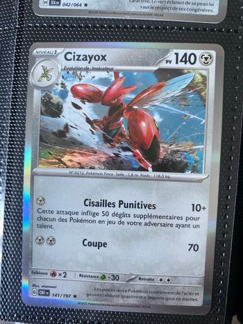 Carte Pokémon holographique neuf