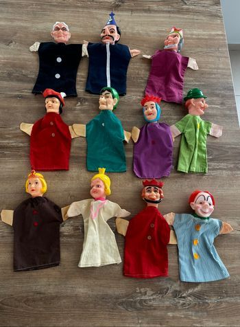 Lot Marionnettes Vintages MBI Ludo Malice