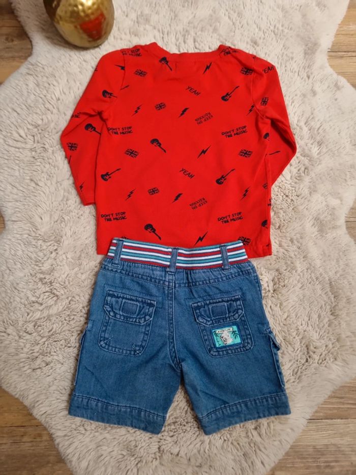 Tee-shirt + bermuda Sergent Major 24mois - photo numéro 6
