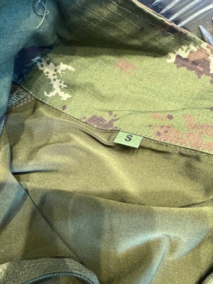 chemise t-shirt tactique camo vegetale italien taille s - photo numéro 2