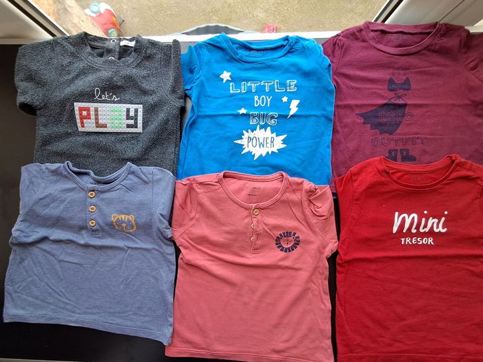 Lot t-shirt manches longues
