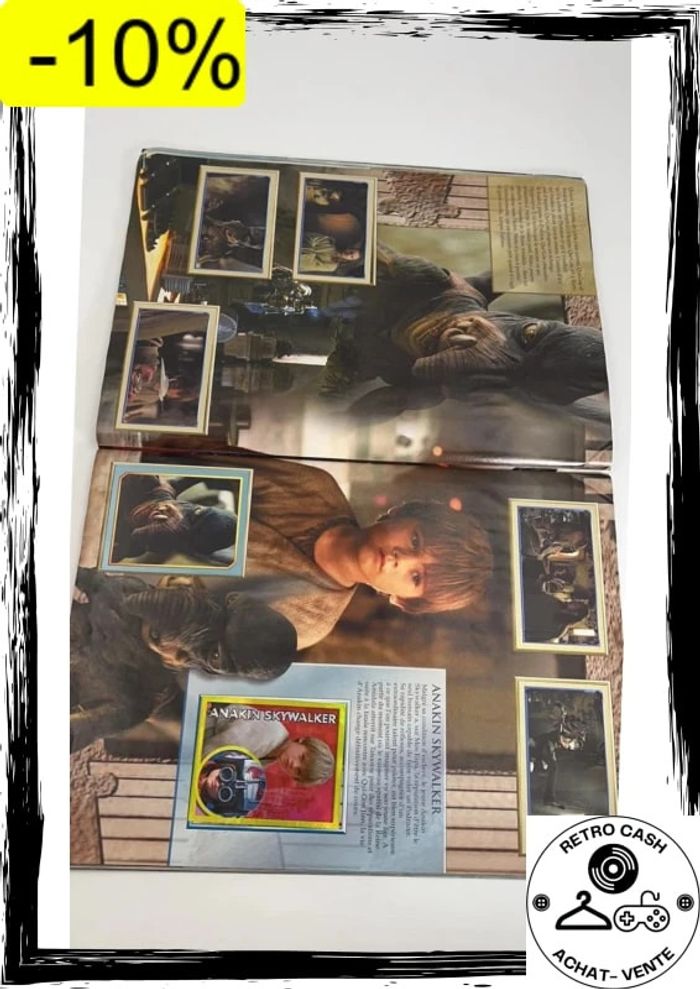 Album incomplet il manque 1 vignette Star Wars epidose 1 Merlin Lucasfilm 1999 - photo numéro 12