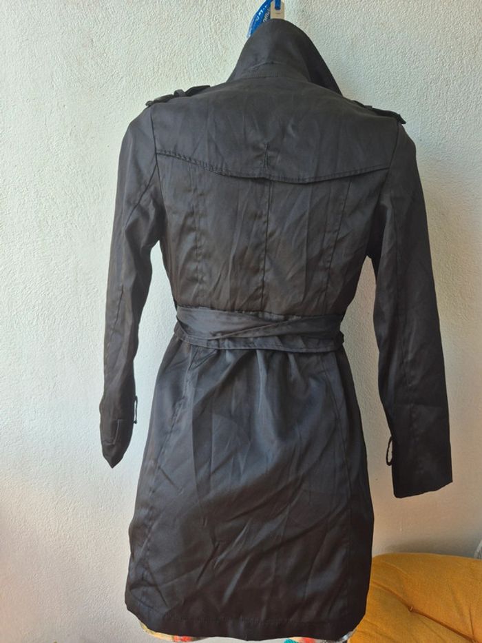 Trench uni noir - photo numéro 3