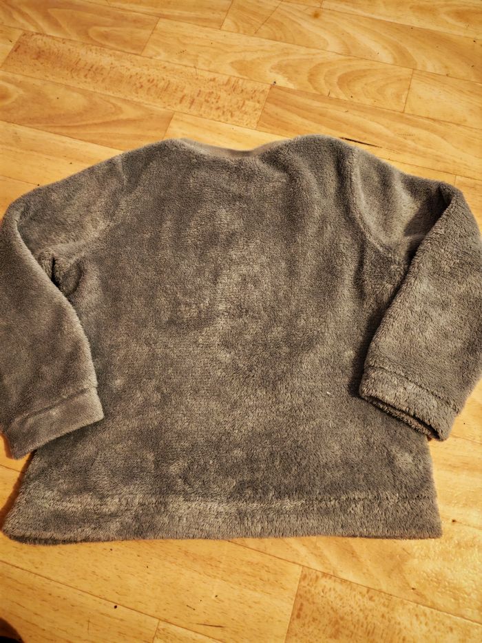 Pyjama chaud gris – thème Noël – Taille 6 ans - photo numéro 3
