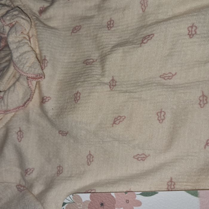 Body avec col 3 mois kiabi motif feuille - photo numéro 2