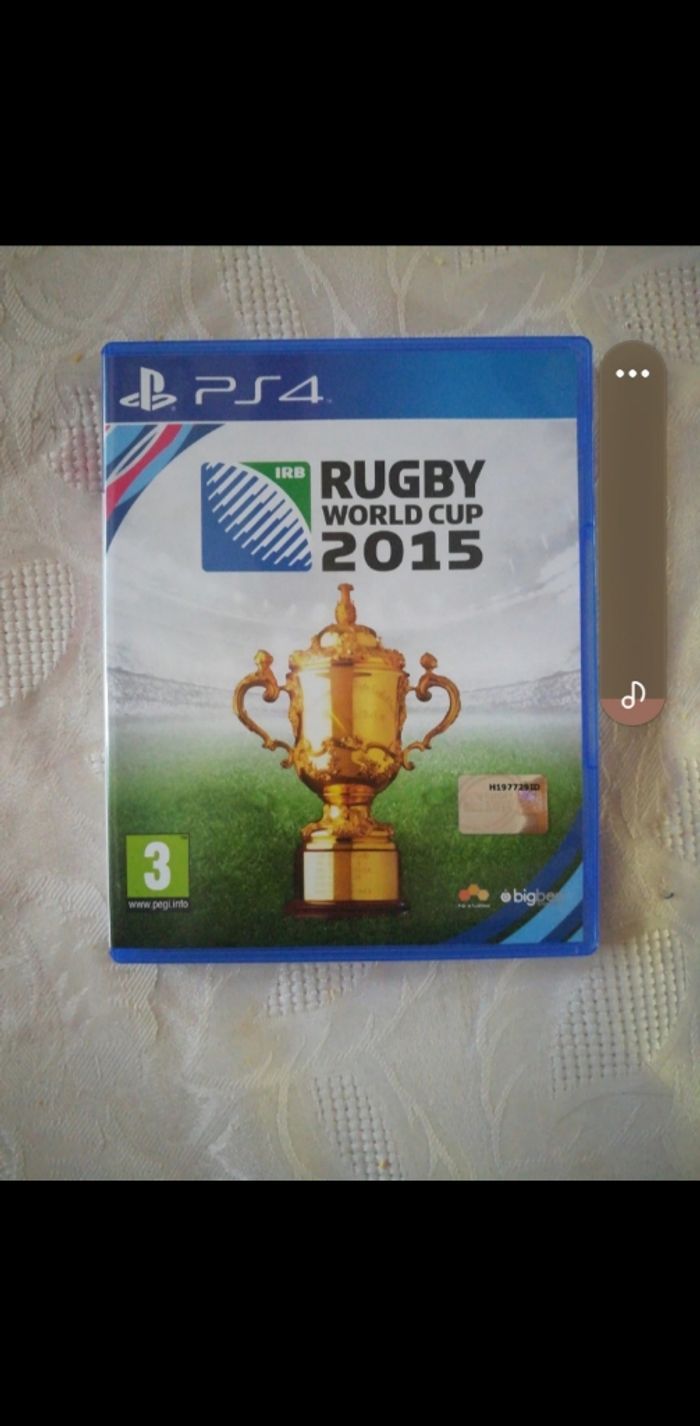 Jeu ps4 rugby