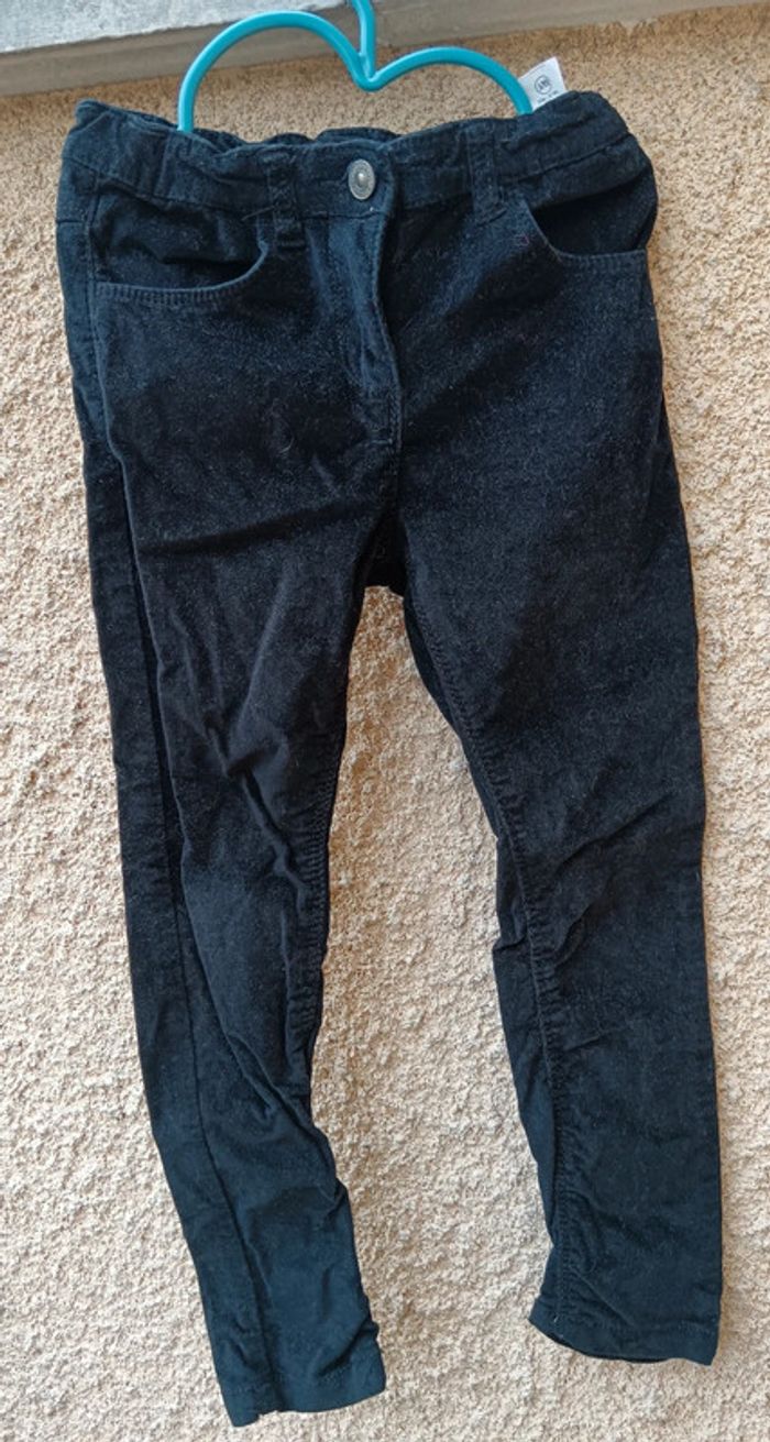 Pantalon coton noir