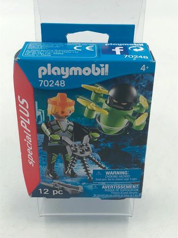 Playmobil agent avec drone N•70248 neuf