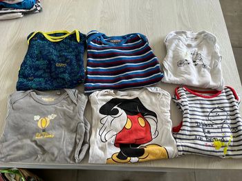 Lot de 6 bodies manche longue