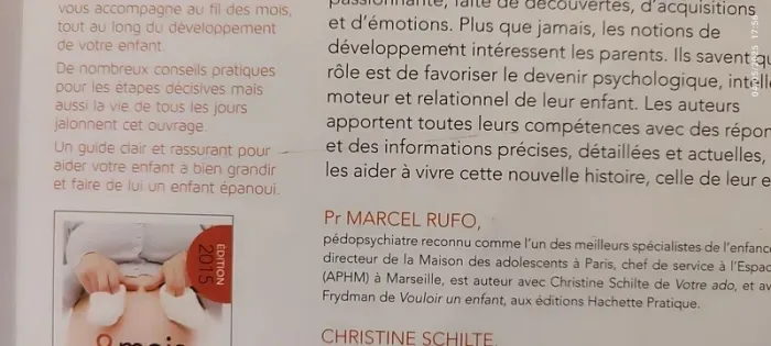 📚 Élever son enfant de 0 à 6 ans – Pr Marcel Rufo - photo numéro 3