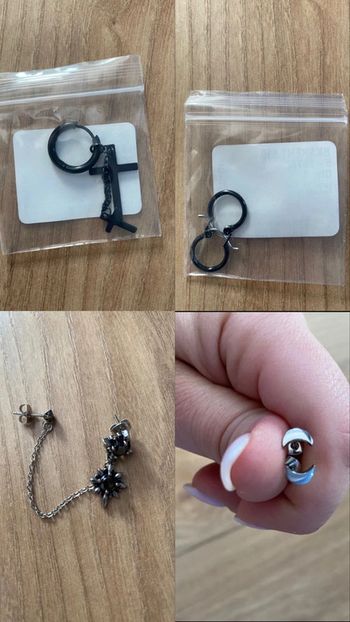Lots 4 paires boucles d’oreilles