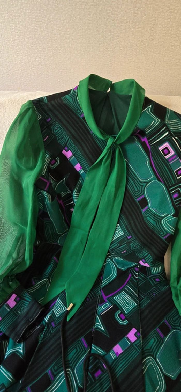 magnifique robe vintage des années 60/ 70 - photo numéro 19