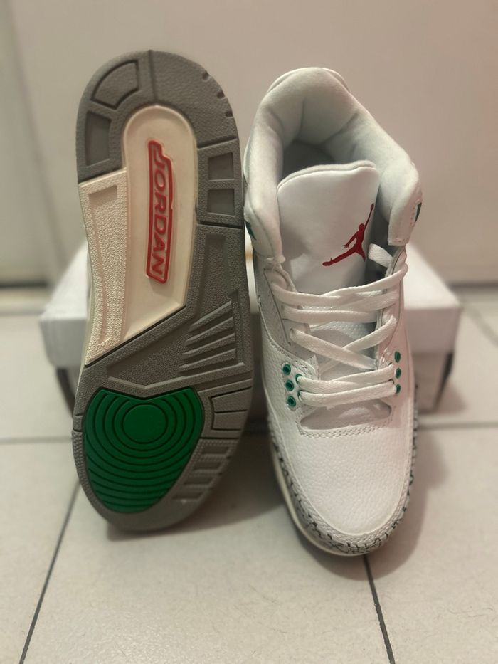 Aire Jordan 3 rétro Lucky Green - photo numéro 7