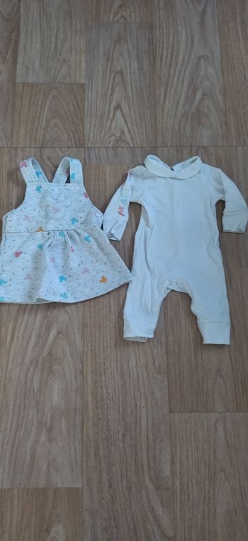 Robe Minnie avec body manche et jambes long