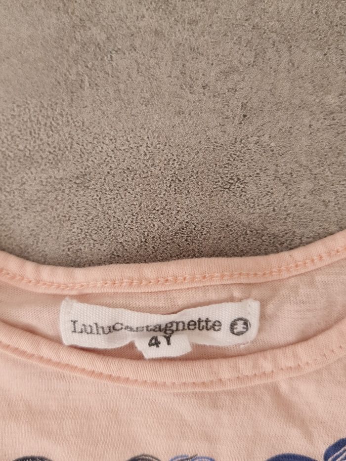 Tee shirt lulu castagnette 4 ans - photo numéro 3