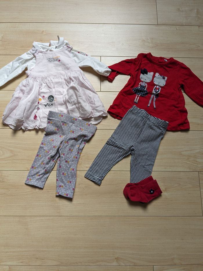 2 ensembles filles 6 mois