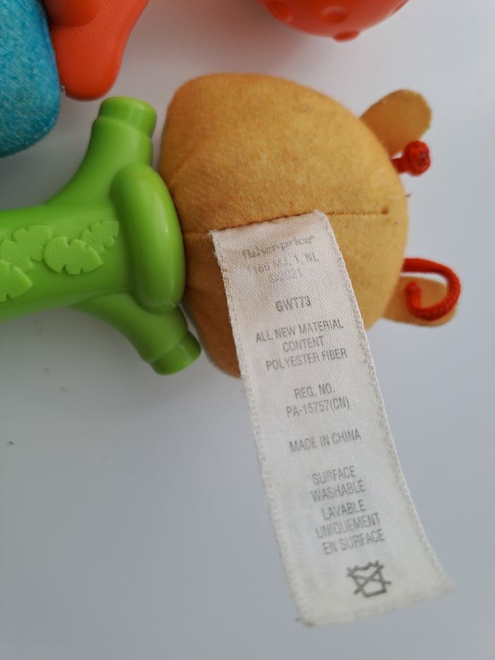 Lot 2 hochets chat girafe, fisher price - photo numéro 6