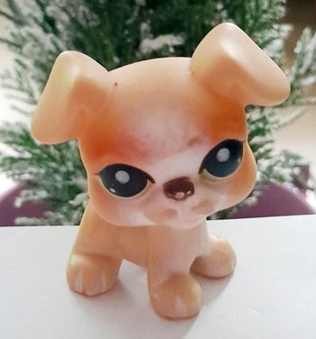 Figurine Littlest Pet Shop Chien Boxer beige