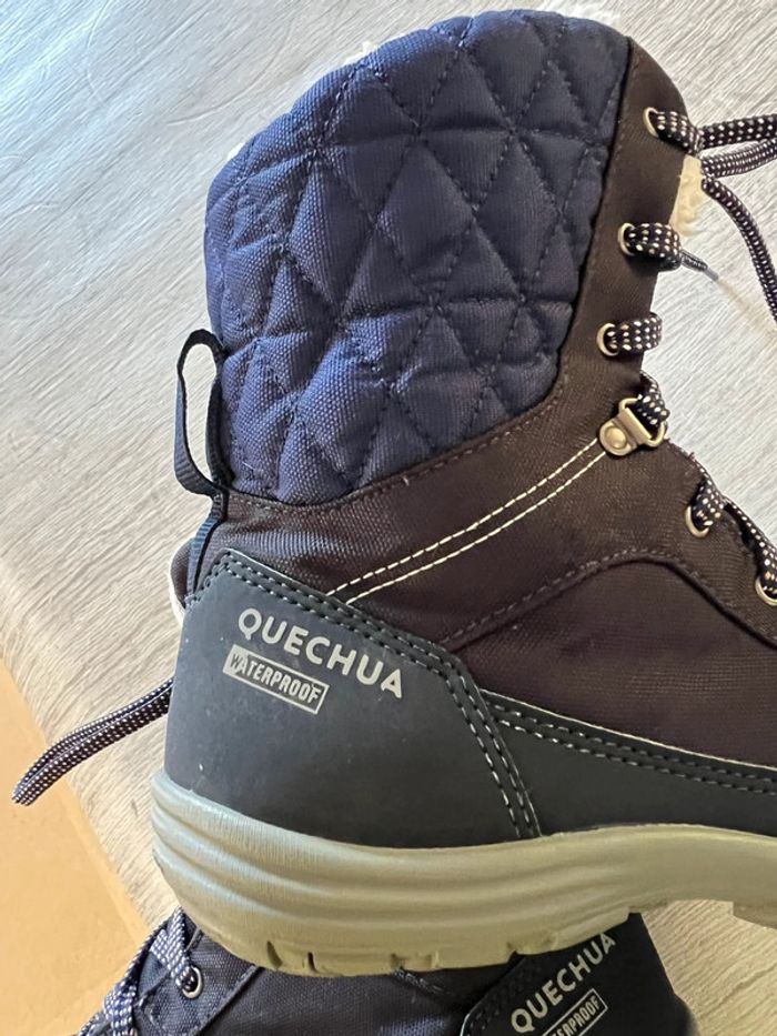 Bottes de neige chaudes imperméables - SH500 hautes - lacets femme - photo numéro 3