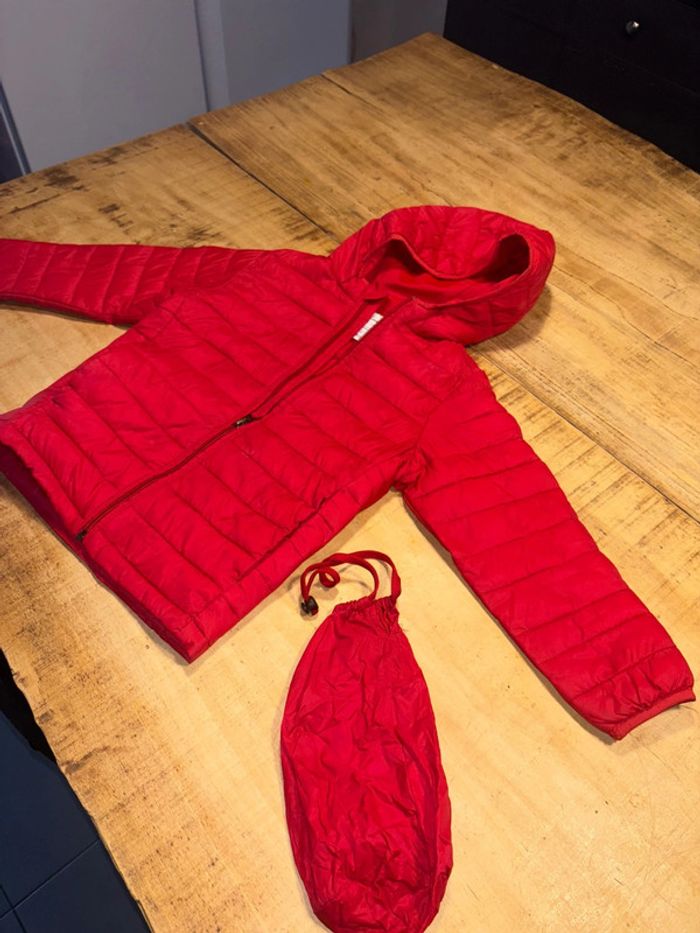 Doudoune rouge légère