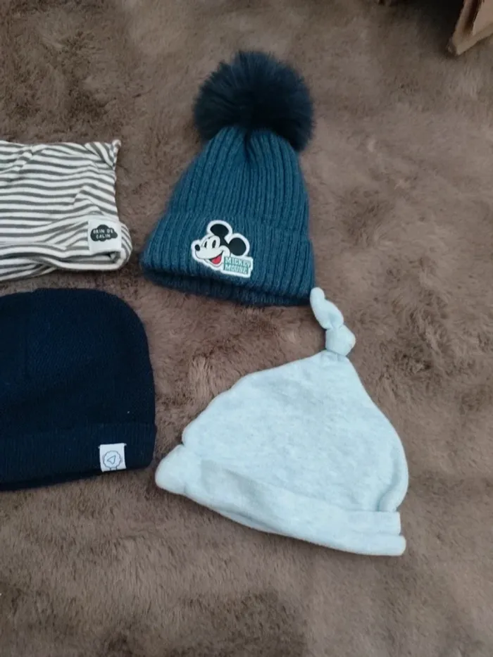 Lot bonnet bébé - photo numéro 3