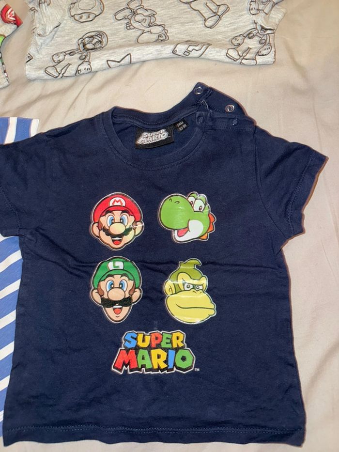 4 t shirt mario 18 24 mois h&m - photo numéro 2