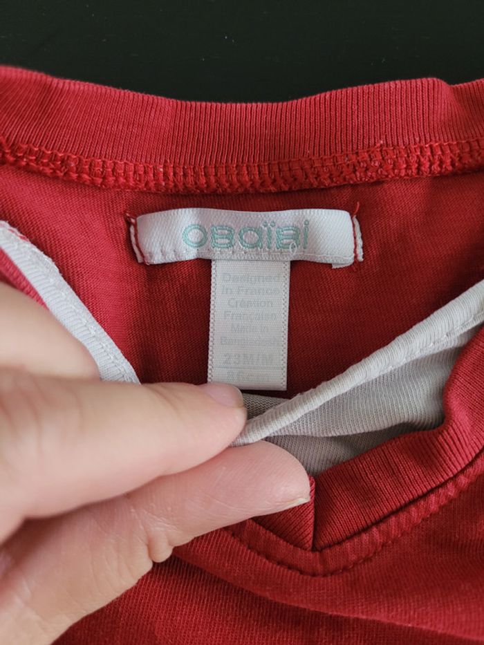 Haut manches longues 2 ans - Dinosaure - photo numéro 3