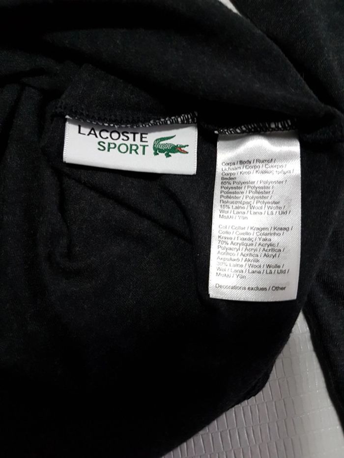T-shirt manches longues taille 2 lacoste - photo numéro 4