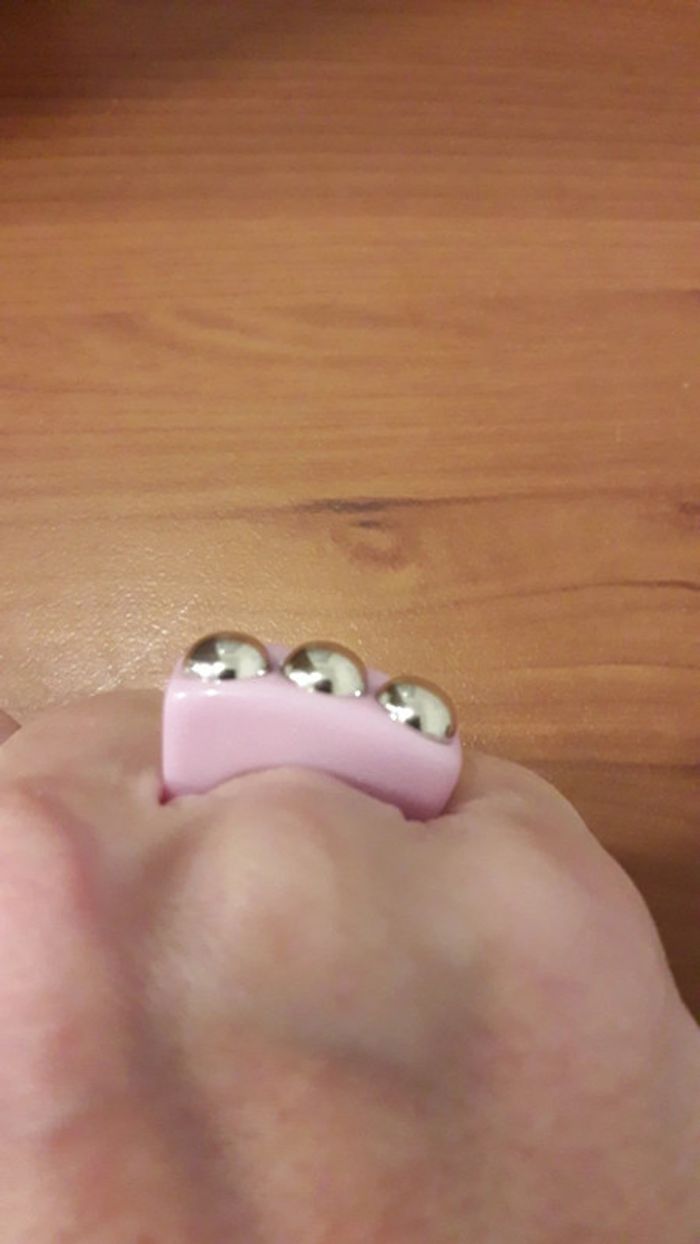 Bague mauve rose Ardène - photo numéro 2