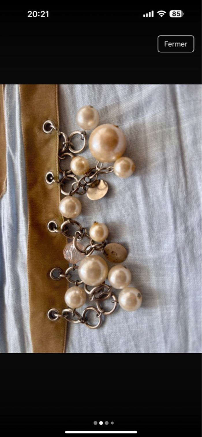 Collier ceinture perles - photo numéro 3