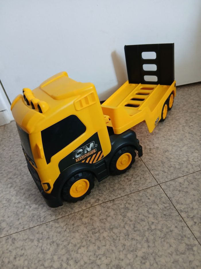 Camion transporteur + pelleteuse - photo numéro 3