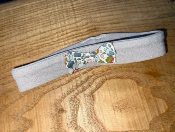 Bandeau à cheveux Jacadi fait main par une créatrice en Liberty betsy porcelaine fille 1-2 ans