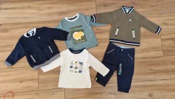 Lot de vêtements Obaibi parfait état- 12 mois