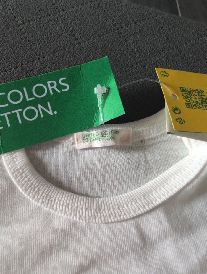 T-shirt manches longues 1/3 mois United colors of benetton - photo numéro 3