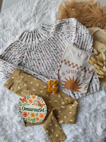 Ensemble complet 3 pièces DPAM/Kiabi fille 10 ans 🎀