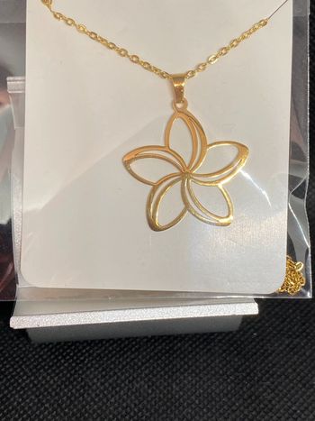 Collier pendentif étoile doré